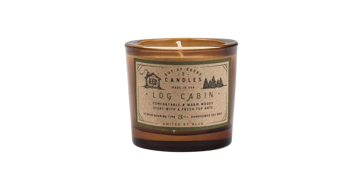 United by Blue Log Cabin Out of Doors Scented Candle Best Fall Candles 2018 POPSUGAR Home
