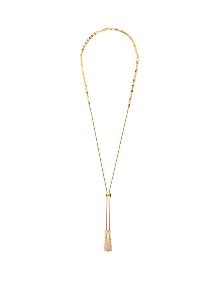 Diane von Fürstenberg Tassel Gold-Plated Necklace ($100)