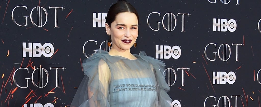 Emilia Clarke Valentino Gown Game of Thrones Premiere