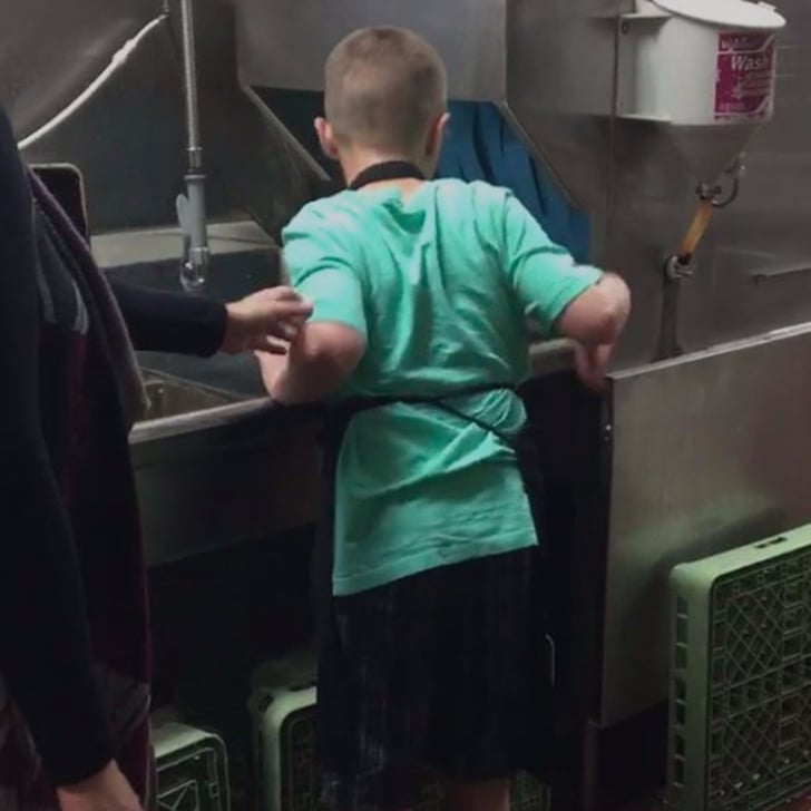 Boy With Autism Dishwasher at Ruby Tuesday POPSUGAR Family