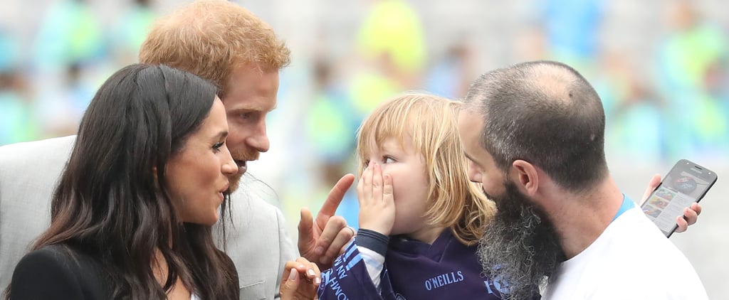A Kid Touched Meghan Markle's Hair, and He Had an Adorable Reaction When Harry Told Him Off