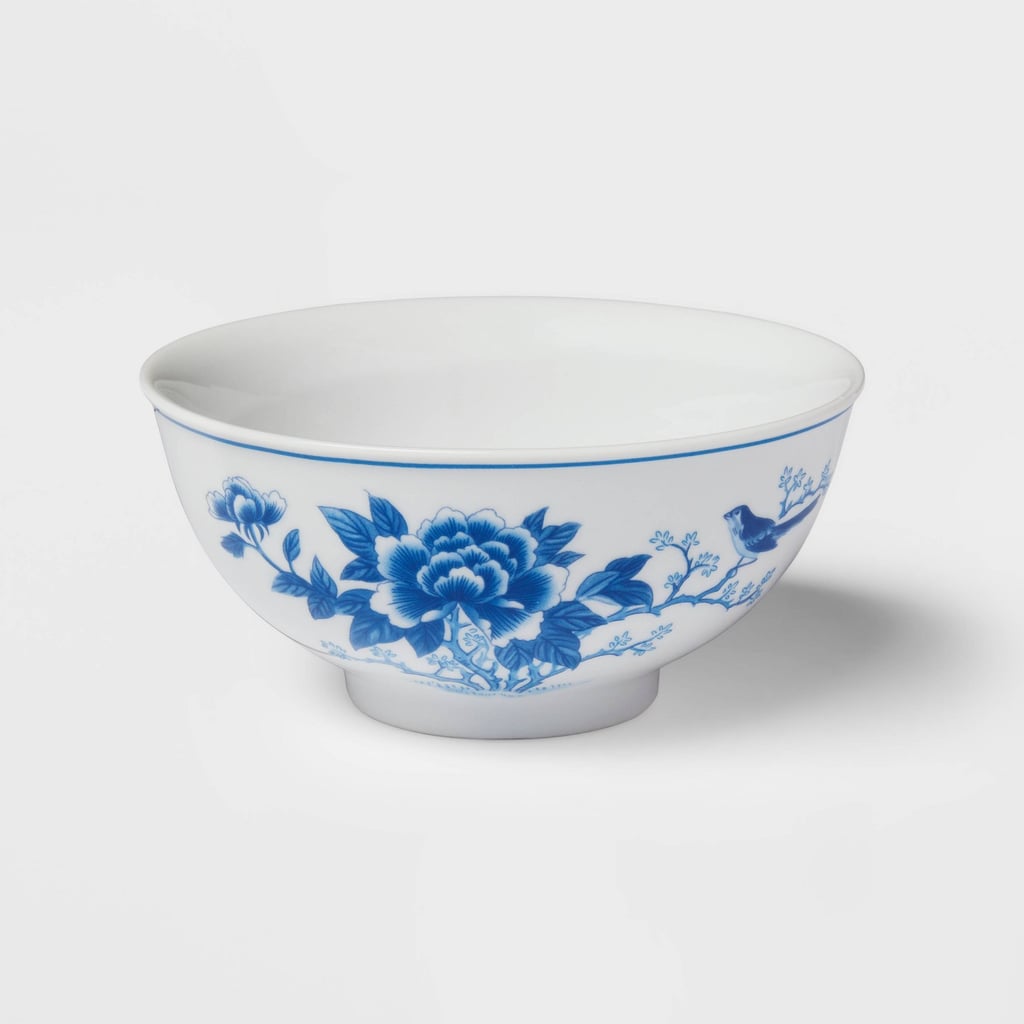 Lunar New Year Dinnerware: 10.8oz Porcelain Lunar New Year Rice Bowl Blue/White