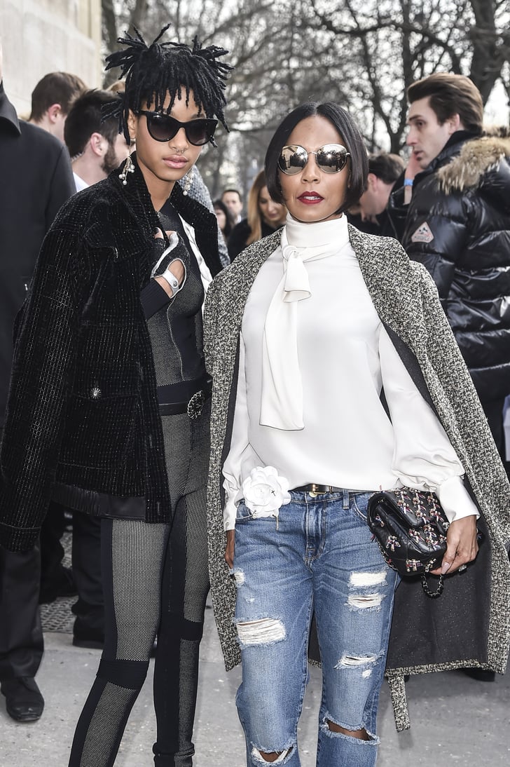 Willow Smith And Jada Pinkett Smith At Pfw March 2016 Popsugar Celebrity They divorced after only a few months of marriage. willow smith and jada pinkett smith at