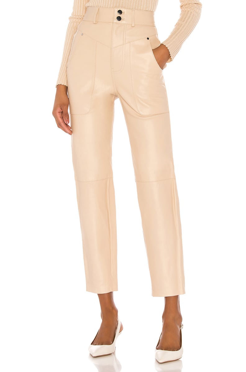 Our Pick: Song of Style Seana Leather Pant in Khaki