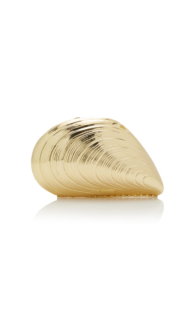 Simkhai Bridget Oyster Shell Clutch