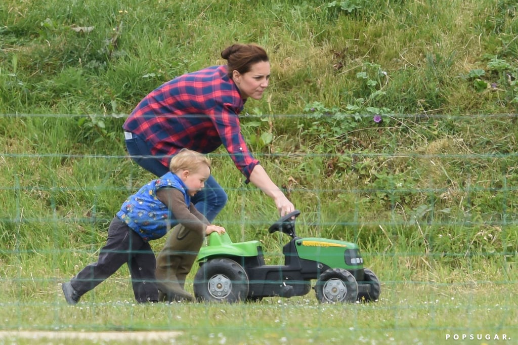 Kate Middleton and Prince George at the Park 2015 Pictures