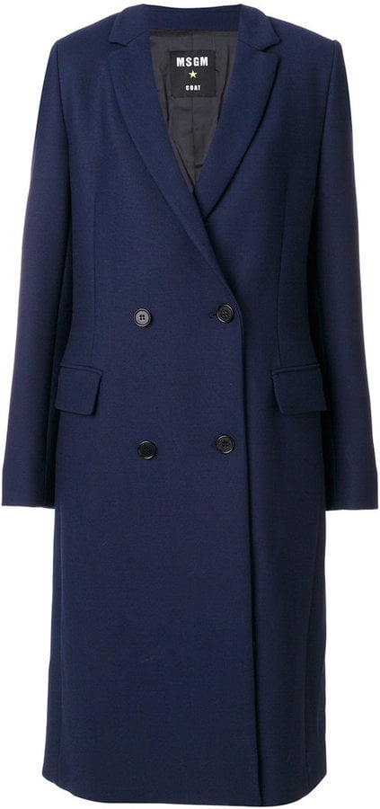 MSGM Double Breasted Coat