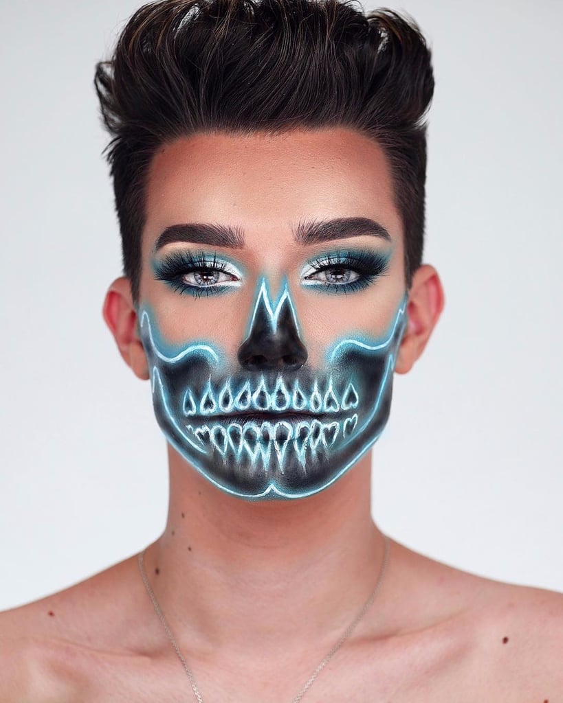 James Charles Neon Skull POPSUGAR Beauty