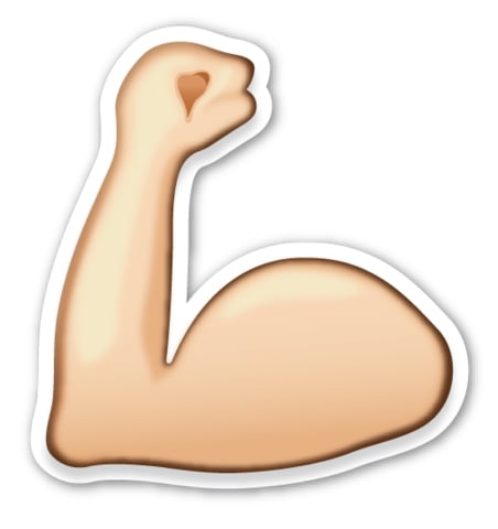 Look closely and this fist resembles a sloth's face.