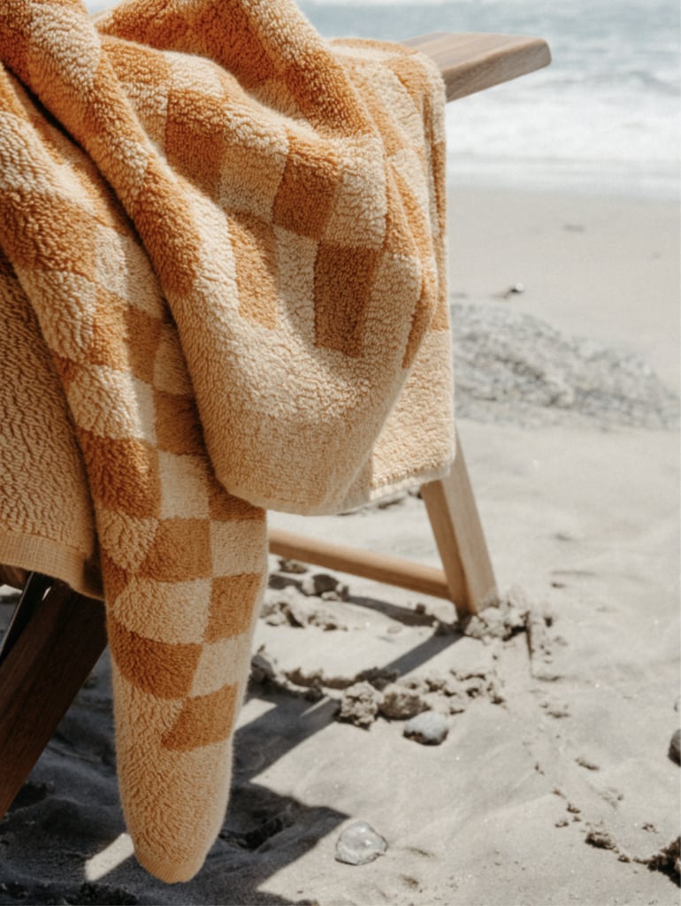 Best Vintage Extra-Large Towel: Beach Towel Gold Business & Pleasure Co. Design Adult
