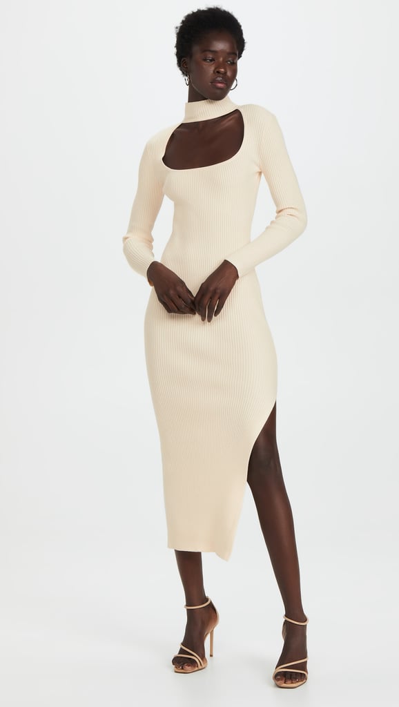 Jonathan Simkhai STANDARD Kenny Square-Neck Dress