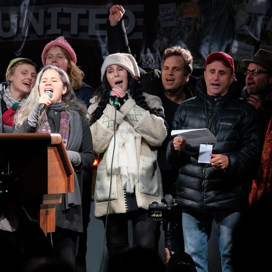 Celebrities at the We Stand United NYC Rally January 2017