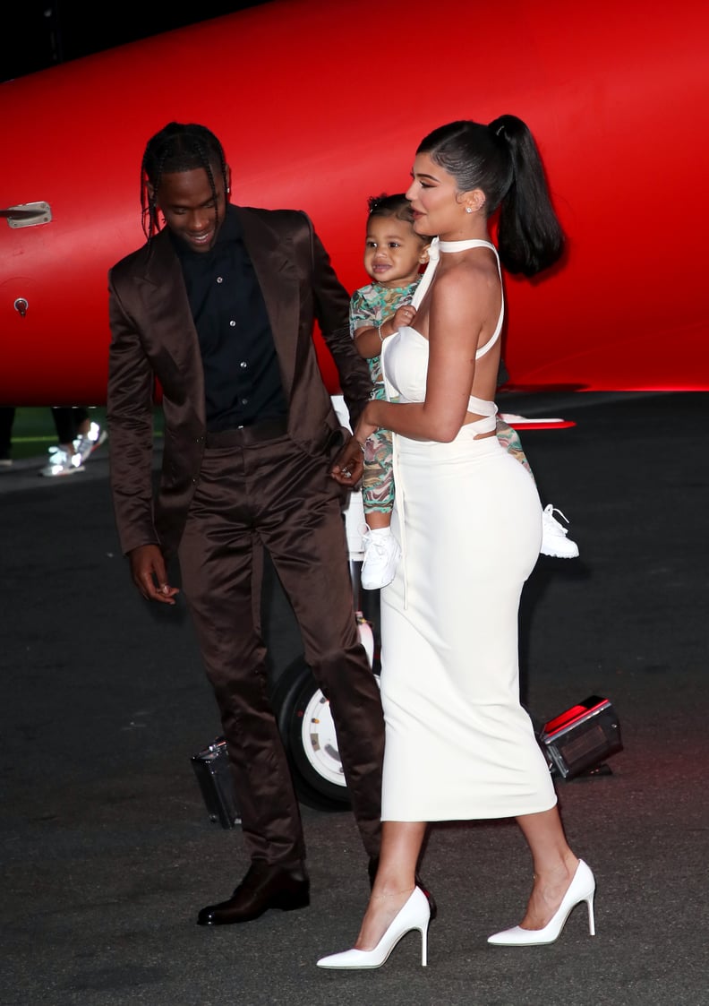 Kylie Jenner and Travis Scott at Travis Scott: Look Mom I Can Fly Premiere