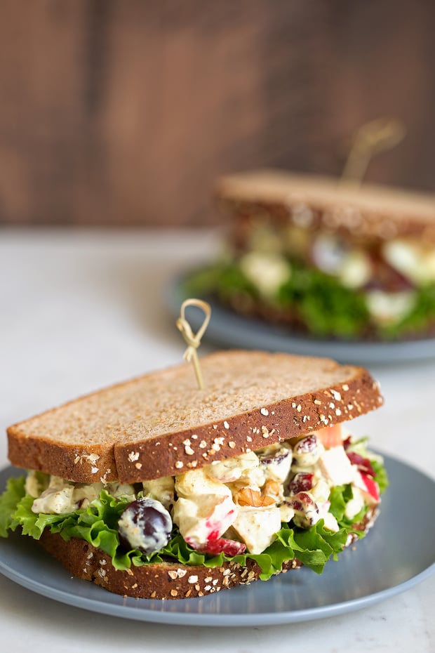 Healthier Chicken Salad Sandwich