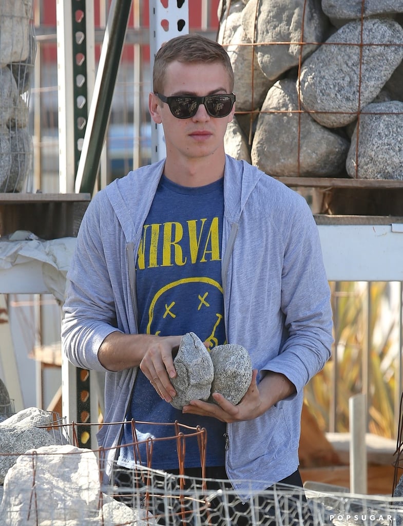 Dad-to-be Hayden Christensen stopped by a home improvement store in LA on Wednesday.