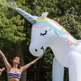 This 7-Foot-Tall Unicorn Sprinkler Is So HUGE, You'll Need It For Every Summer BBQ