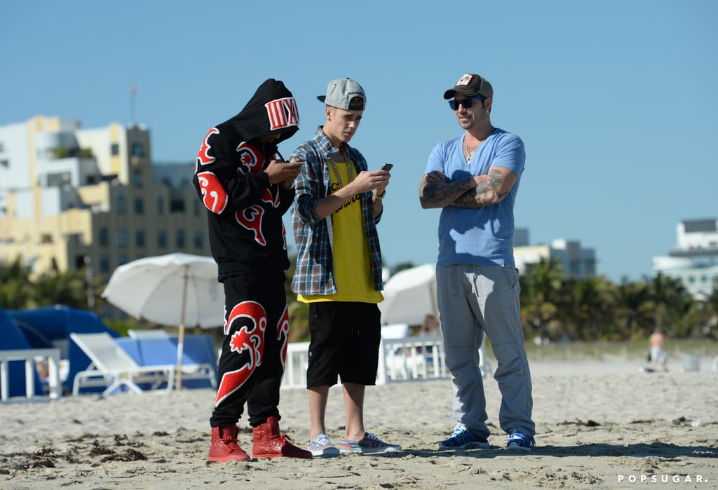 Justin Bieber on Miami Beach Before His Arrest