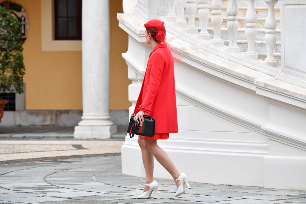 Charlotte Casiraghi Gucci Bag at Monaco National Day 2016