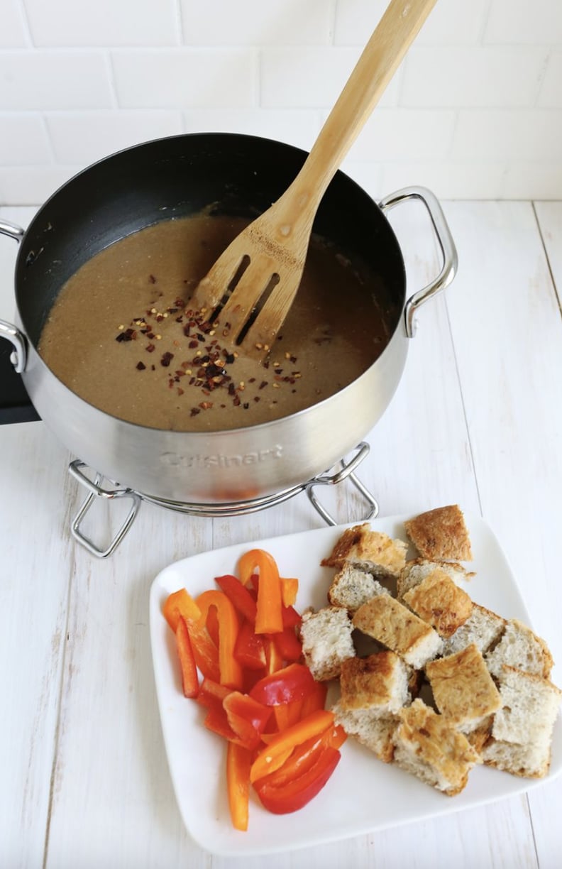 Spicy and Stout Cheese Fondue