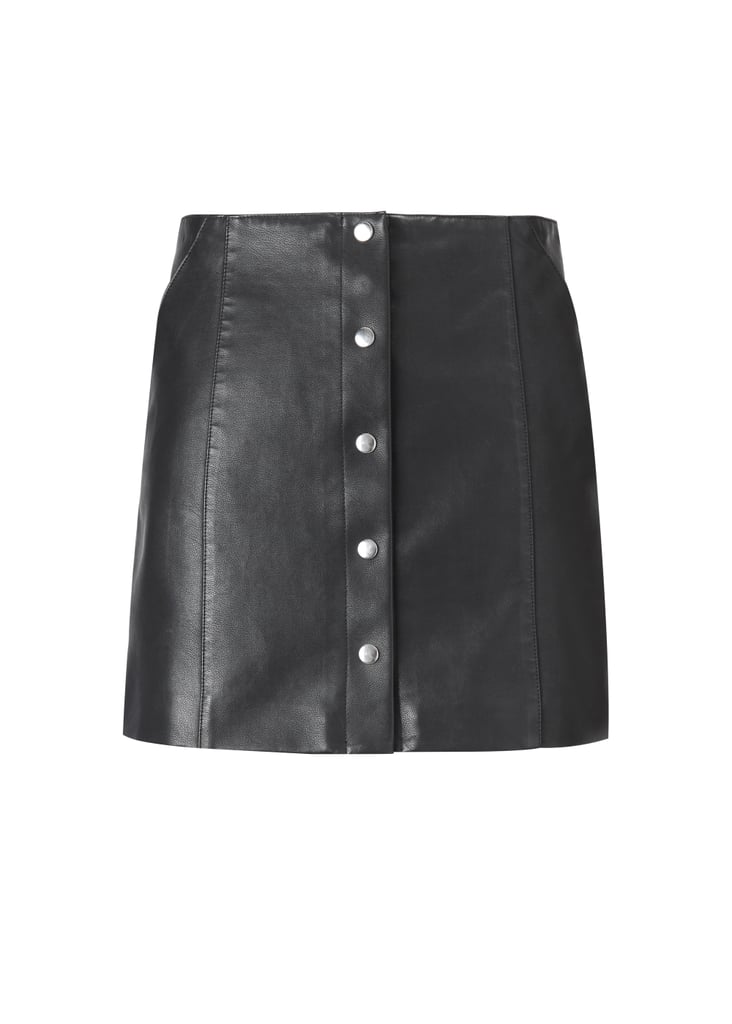 Button Skirt ($46) | Karlie Kloss Mango Campaign April 2016 | POPSUGAR ...