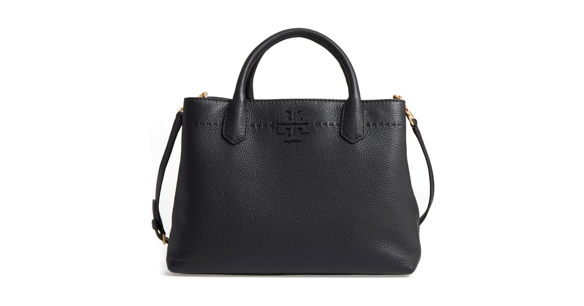 Mcgraw triple compartment leather satchel sales