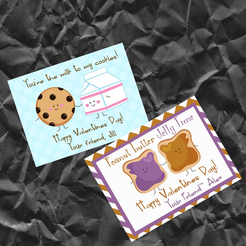 The Peanut Butter to My Jelly Valentine's Day Cards For Kids
