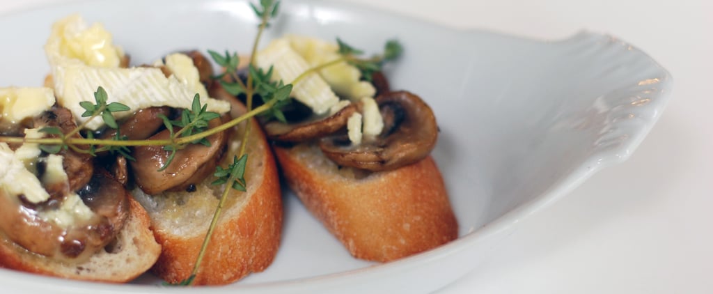 Mushroom and Brie Bruschetta
