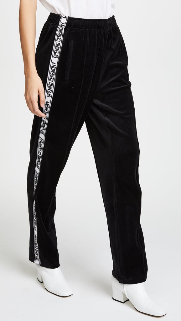 Opening Ceremony Velour Track Pants | What to Shop | Oct. 23, 2017 ...