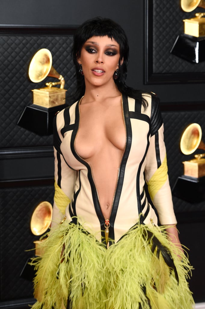 Doja Cat Wore a Mullet Haircut at the 2021 Grammys