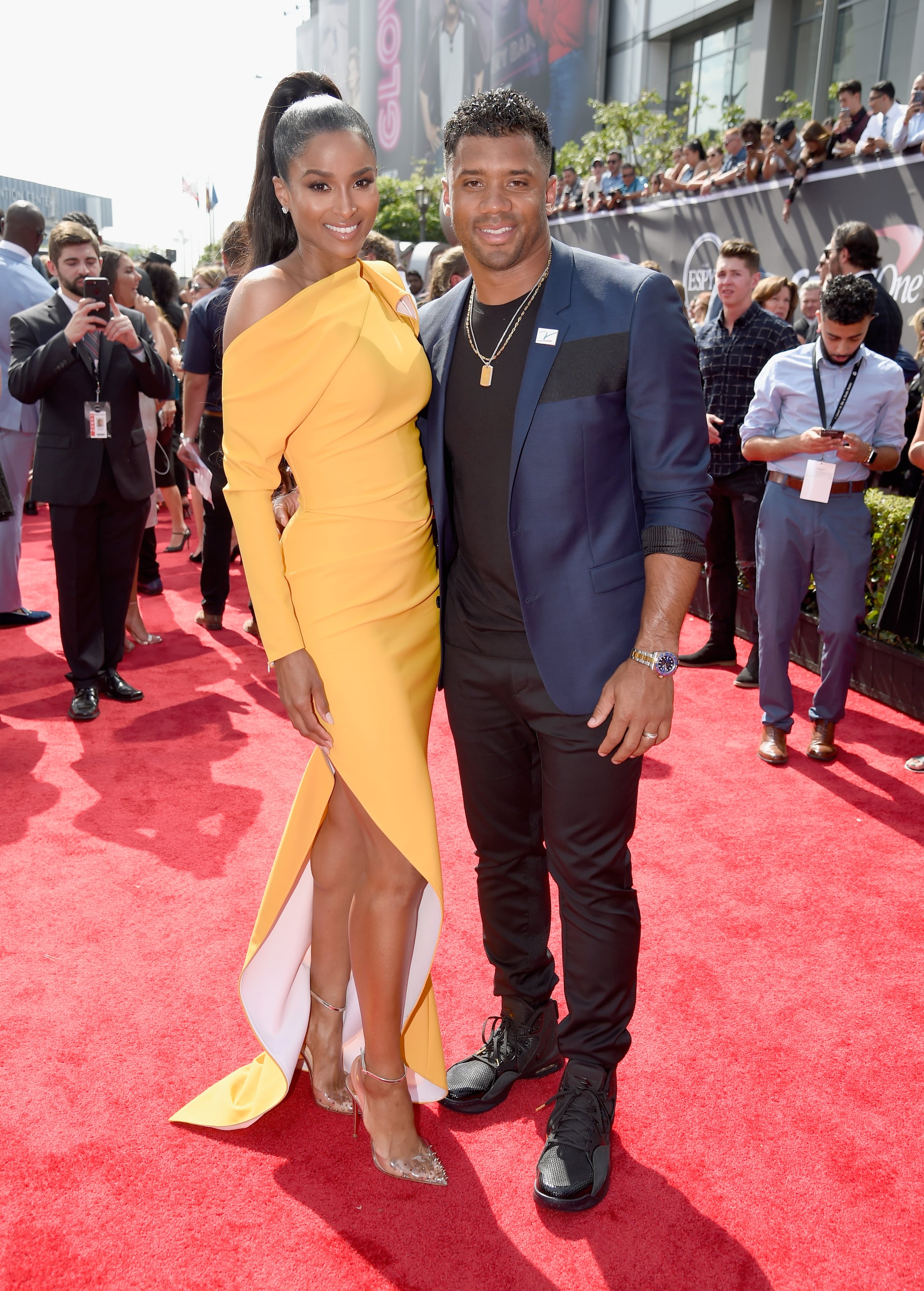 Ciara and Russell Wilson Level Up For 2022 ESPYS Red Carpet