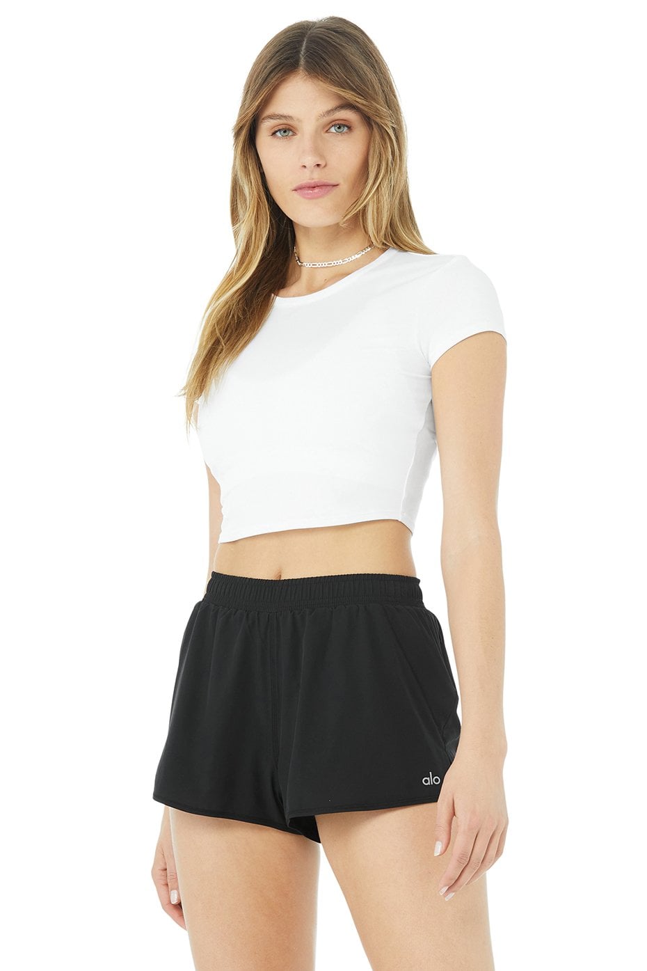 A Cropped T-Shirt: Alo Alosoft Crop Finesse Short Sleeve, 11 Cute Alo Yoga  Pieces Worth Scooping Up, All Under $100