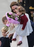 Princess Charlotte Takes Moment Stop