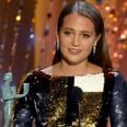 Watch Alicia Vikander Continue to Dominate Award Season With the Utmost Poise