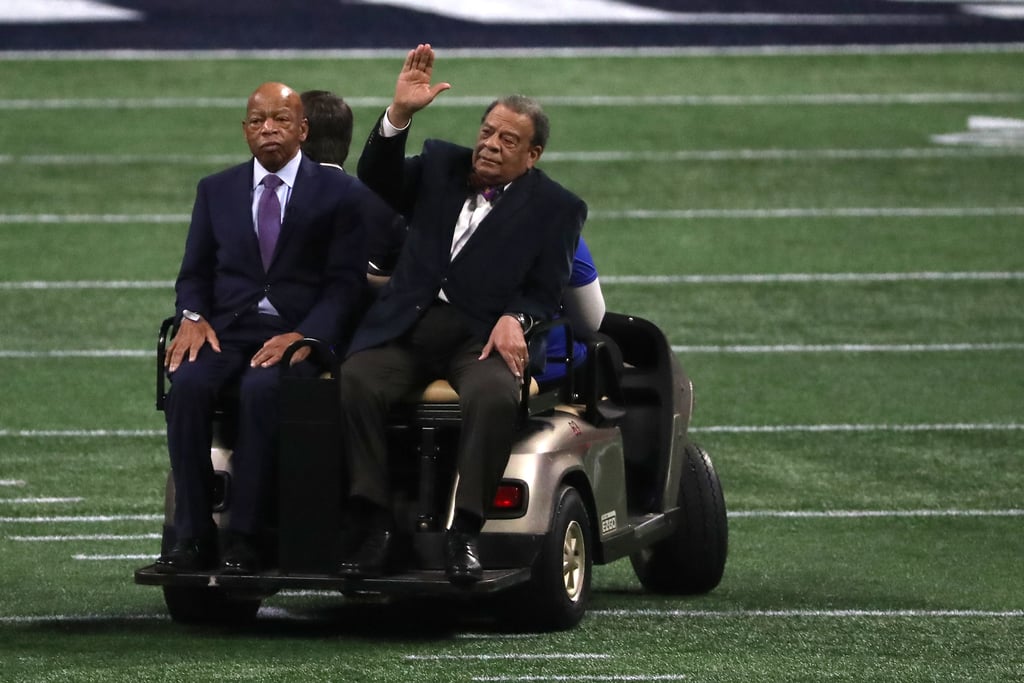 Congressman John Lewis and Andrew Young.