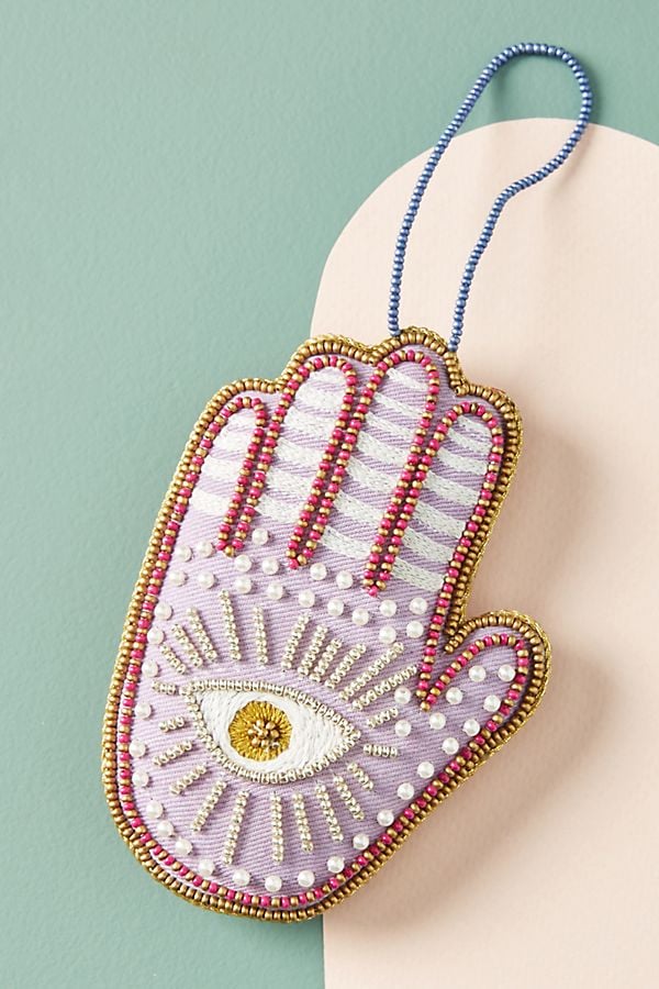 Hamsa Beaded Ornament