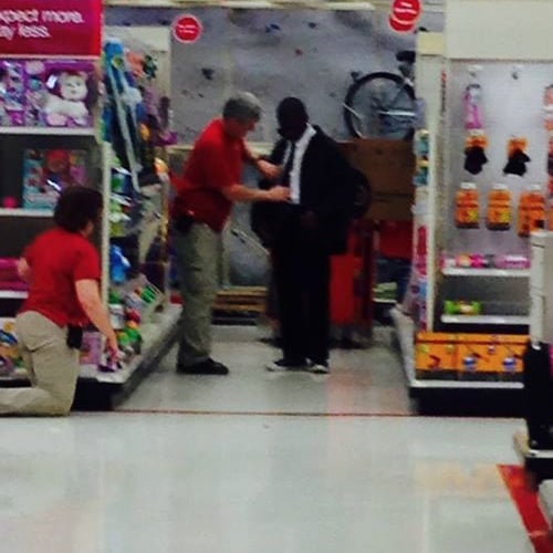 Target Employee Helping Teenager With Job Interview Picture