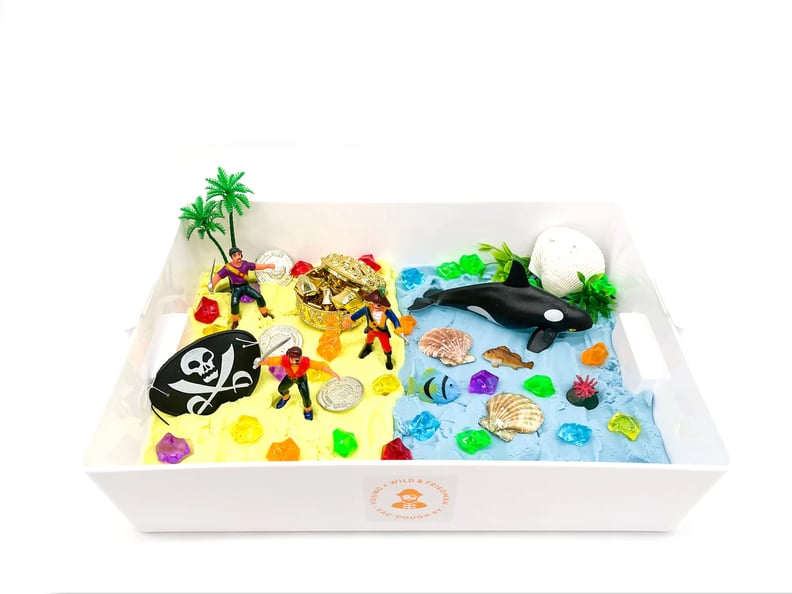 Pirate-Themed Sensory Bin