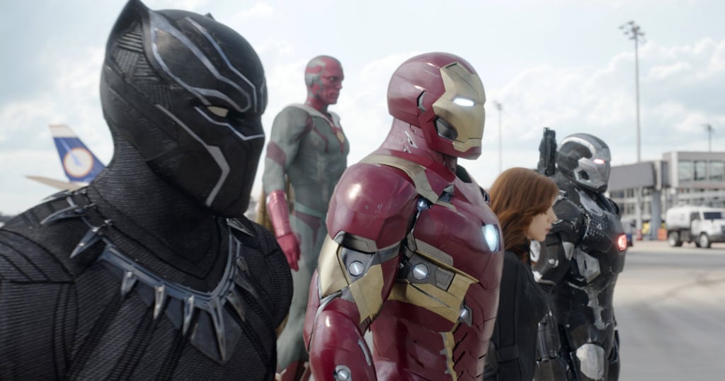 Team Iron Man in Captain America: Civil War