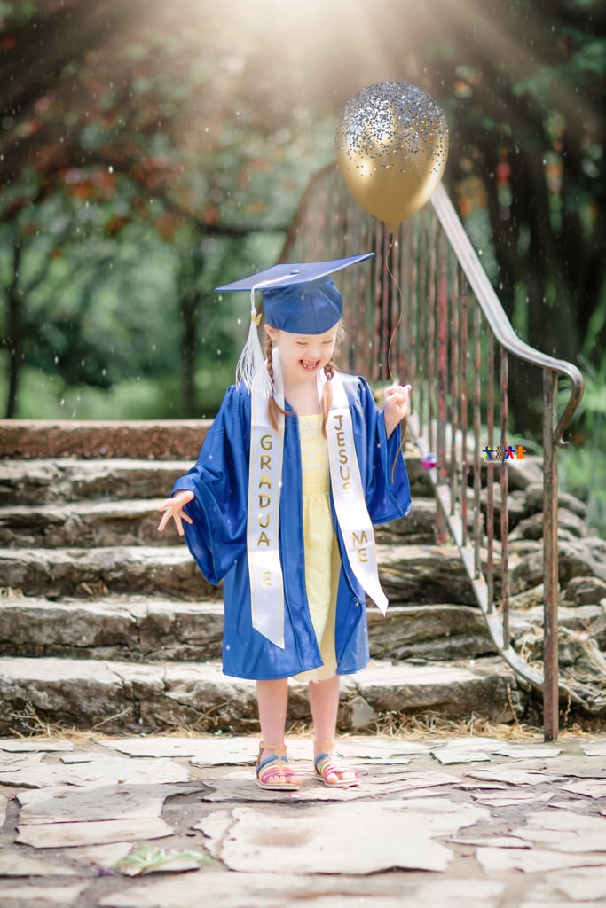 Sweet Photos of Kindergartener Celebrating Her Graduation