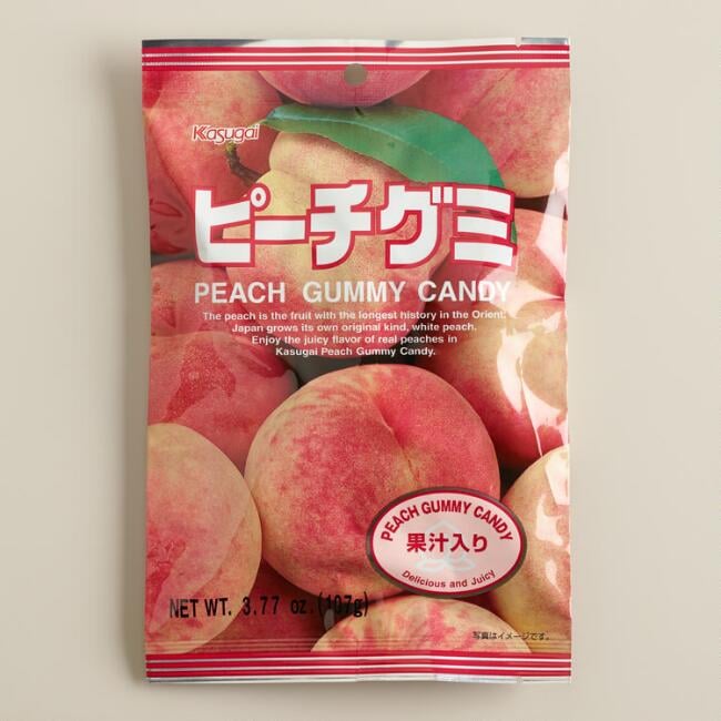 Kasugai Peach Gummy Candy