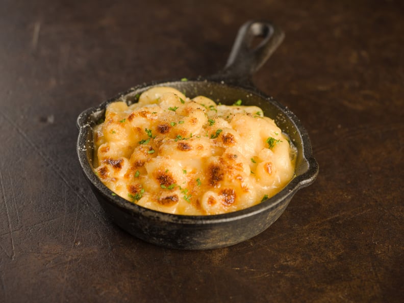 The mac and cheese dish.