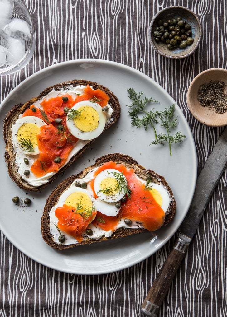 Smoked Salmon and Egg Toast Healthy Recipes With Boiled Eggs