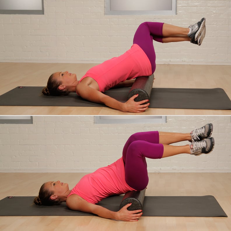 Foam Roller Glute Bridge — Rehab Hero