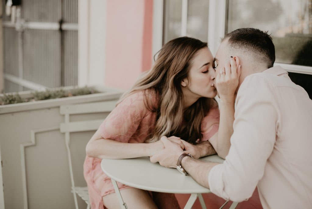 Champagne and Candy Engagement Shoot