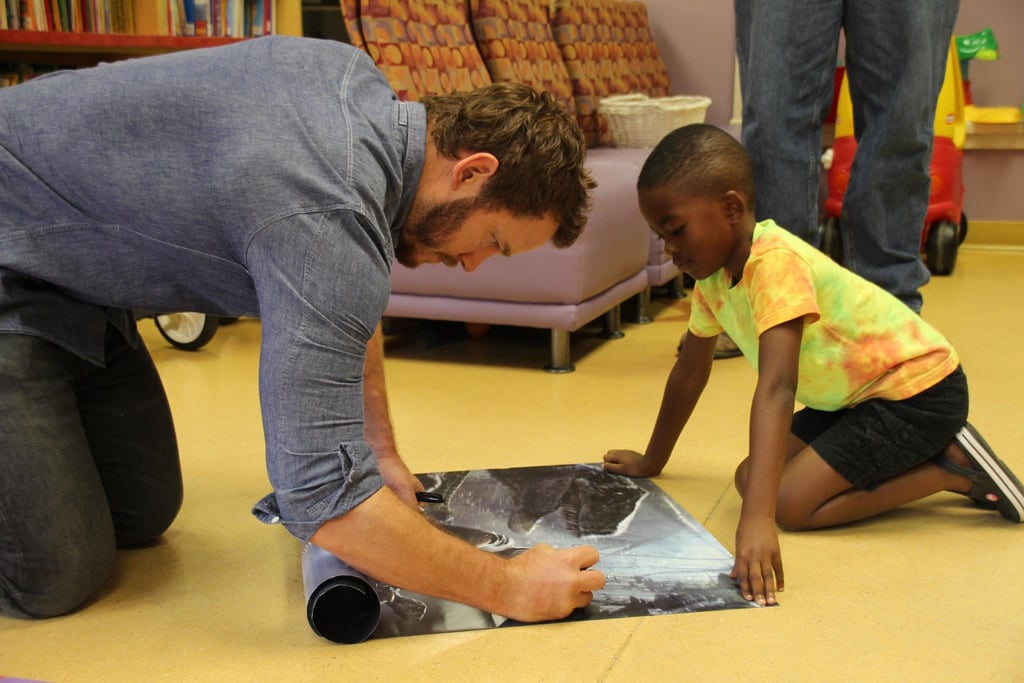 Chris Pratt Visits Our Lady of the Lake Children's Hospital