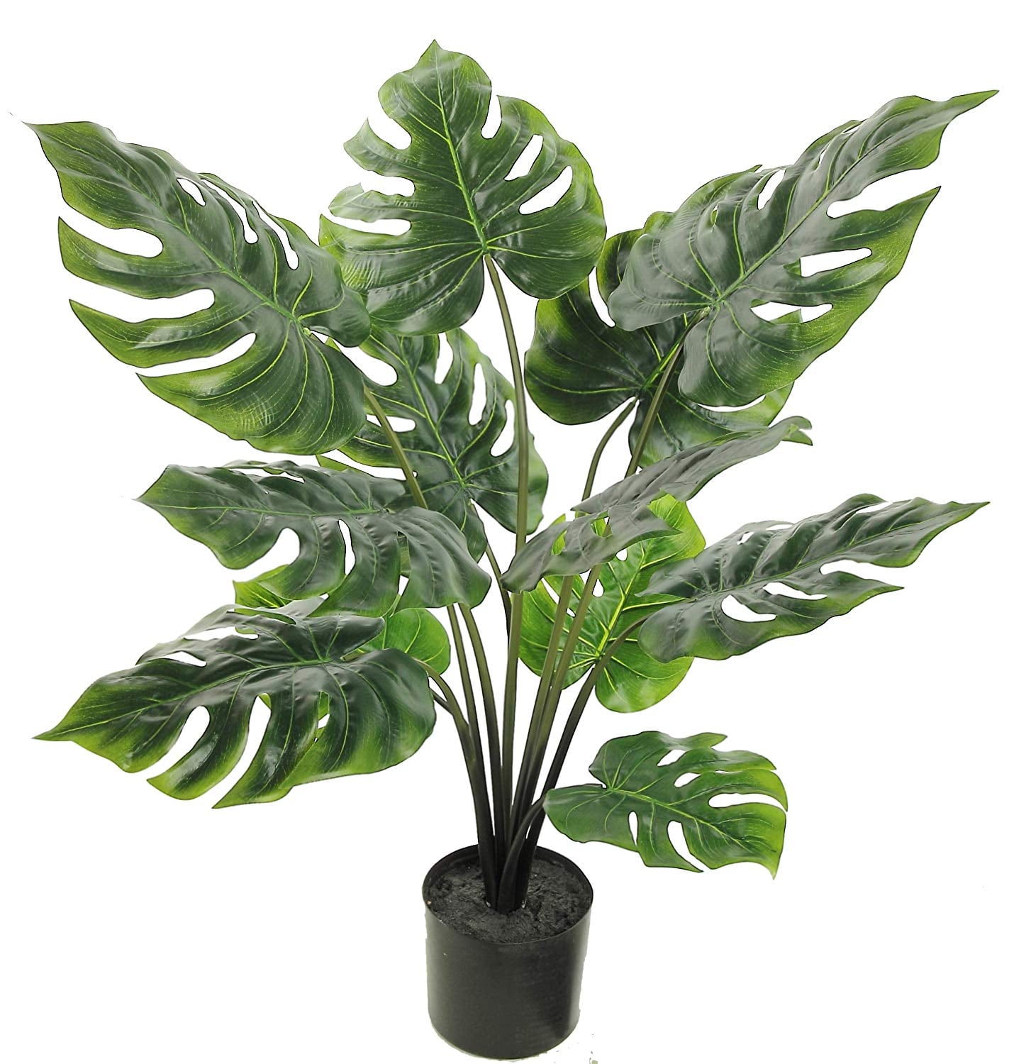 Ella And Lulu Split Philo Monstera Floor Plant 101 Fake Plants