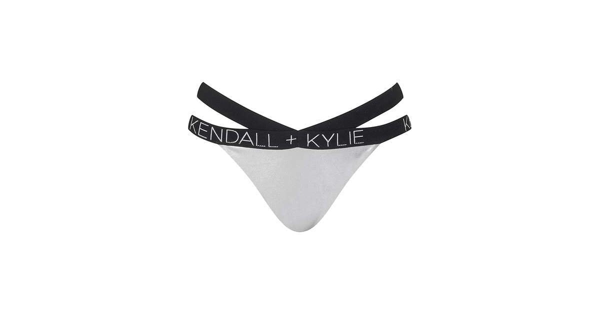 Kendall + Kylie at Topshop Tape detailed bikini pant ($35) | Kendall ...
