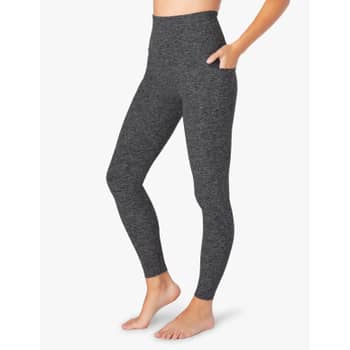 Beyond Yoga Leggings Womens XS Grey Spacedye Wrap Tie Ankle Ballet