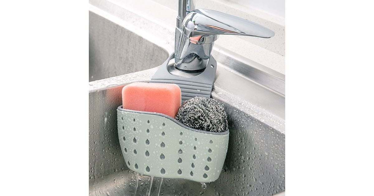 over the kitchen sink adjustable soap rack