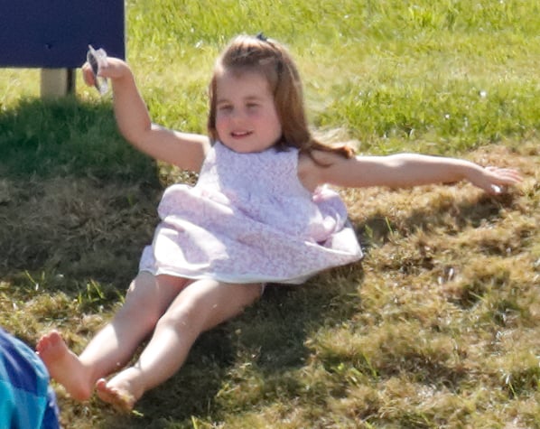 Princess Charlotte Having Fun at Polo Match June 2018